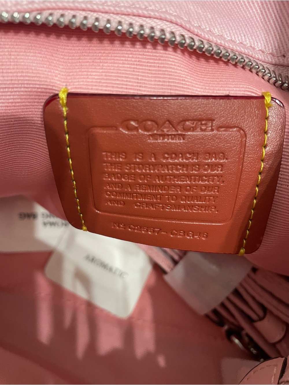 Coach Cargo Tote Bag in Pink - Picture 4 of 4